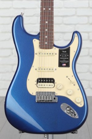 Photo of Fender American Ultra Stratocaster HSS - Cobra Blue with Rosewood Fingerboard