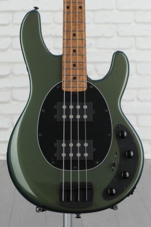 Photo of Ernie Ball Music Man StingRay Special HH Bass Guitar - Emerald Iris, Sweetwater Exclusive