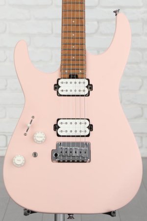 Photo of Charvel Pro-Mod DK24 HH 2PT Left-handed Electric Guitar - Satin Shell Pink