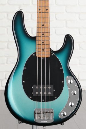 Photo of Ernie Ball Music Man StingRay Special Bass Guitar - Frost Green Pearl with Maple Fingerboard