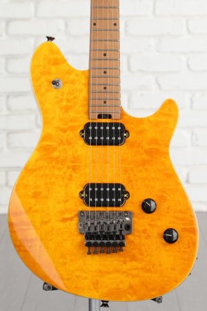 Photo of EVH Wolfgang Standard QM Electric Guitar - Trans Amber