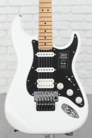 Photo of Fender Player Stratocaster HSS with Floyd Rose - Polar White with Maple Fingerboard