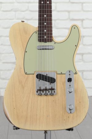 Photo of Fender Custom Shop '64 Telecaster Relic Electric Guitar - Natural Blonde