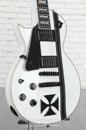 Photo of ESP LTD James Hetfield Iron Cross Left-Handed - Snow White