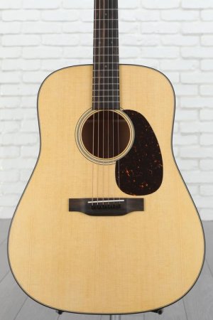 Martin D-18 Satin Acoustic Guitar - Satin Natural | Sweetwater