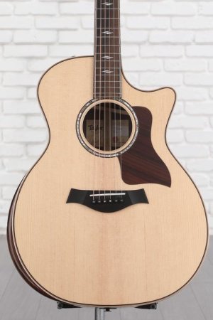 Photo of Taylor 814ce Acoustic-Electric Guitar - Natural with V-Class Bracing and Radiused Armrest