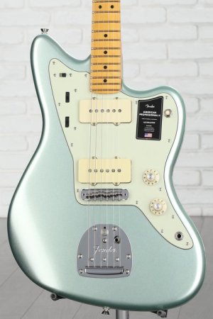 Photo of Fender American Professional II Jazzmaster - Mystic Surf Green with Maple Fingerboard