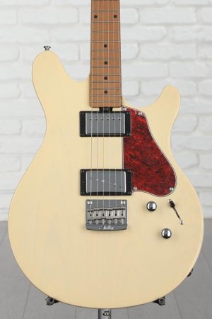 Photo of Sterling By Music Man Valentine Electric Guitar - Trans Buttermilk