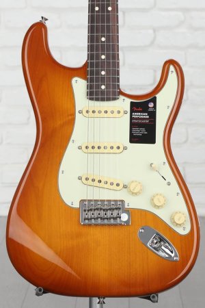 Photo of Fender American Performer Stratocaster - Honeyburst with Rosewood Fingerboard