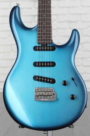 Photo of Ernie Ball Music Man Steve Lukather L4 SSS Electric Guitar - Blueburst