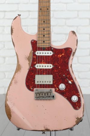 Photo of Friedman Vintage S Aged Electric Guitar - Shell Pink