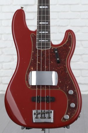 Photo of Fender Custom Shop Limited-edition P Bass Special Journeyman Relic - Aged Dakota Red