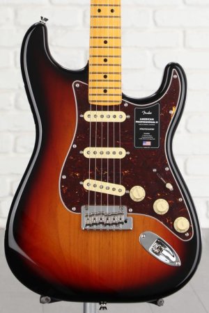 Photo of Fender American Professional II Stratocaster - 3 Color Sunburst with Maple Fingerboard