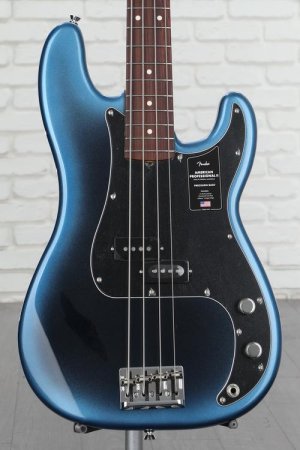 Photo of Fender American Professional II Precision Bass - Dark Night with Rosewood Fingerboard