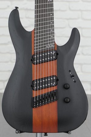 Photo of Schecter C-8 Multi-scale Rob Scallon Electric Guitar - Satin Dark Roast