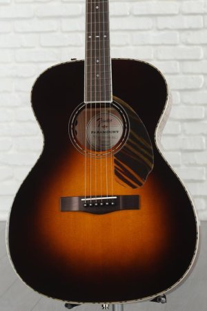 Photo of Fender Paramount PO-220E Orchestra Acoustic-electric Guitar - 3-color Vintage Sunburst