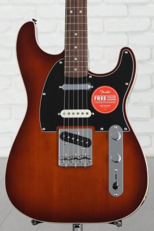 Photo of Squier Paranormal Custom Nashville Stratocaster Electric Guitar - Chocolate 2-tone Sunburst
