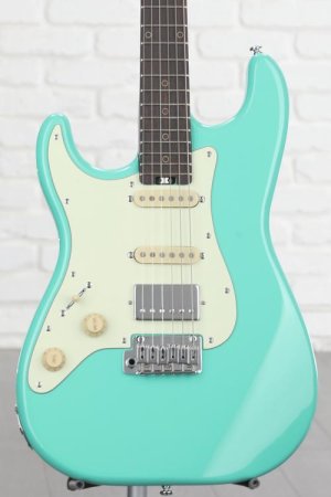 Photo of Schecter Nick Johnston Traditional HSS Left-handed Electric Guitar - Atomic Green