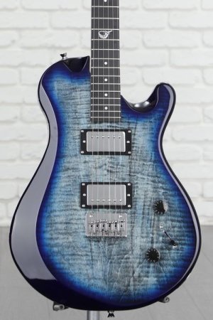 Photo of Journey Instruments OE990 Overhead Electric Collapsible Travel Guitar - Faded Blue