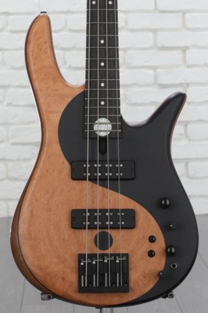 Photo of Fodera Yin Yang III Standard Special Tribute Bass Guitar - Natural Madrone