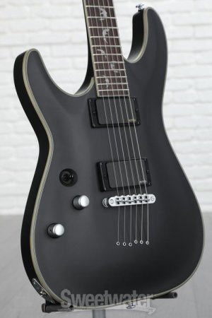 Photo of Schecter Damien Platinum 6 Left-Handed - Satin Black