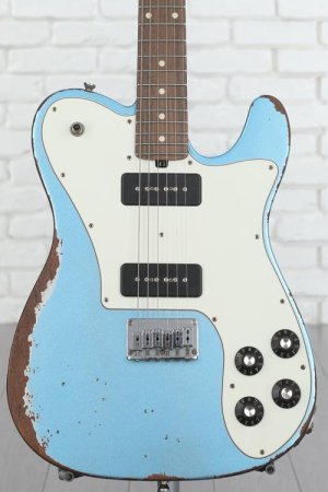Photo of Friedman Vintage T Aged Electric Guitar - Ice Blue Metallic