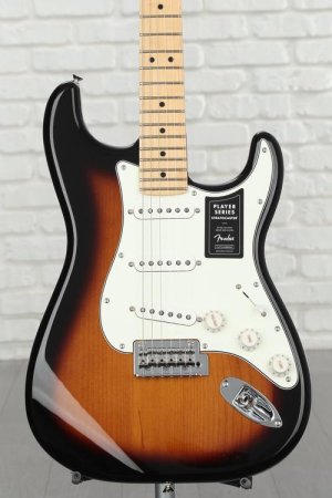 Photo of Fender Player Stratocaster Electric Guitar with Maple Fingerboard - Anniversary 2-color Sunburst