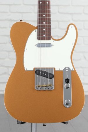 Photo of Fender JV Modified '60s Custom Telecaster Electric Guitar - Firemist Gold