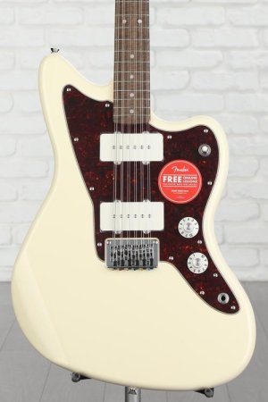 Photo of Squier Paranormal Jazzmaster XII 12-string Electric Guitar - Olympic White
