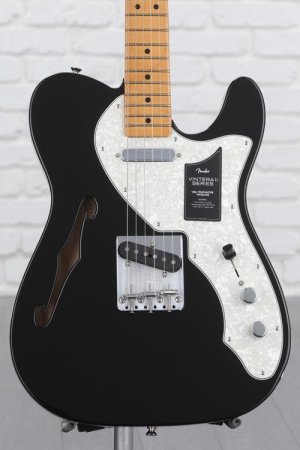 Photo of Fender Vintera II '60s Telecaster Thinline Electric Guitar - Black