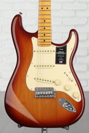 Photo of Fender American Professional II Stratocaster - Sienna Sunburst with Maple Fingerboard