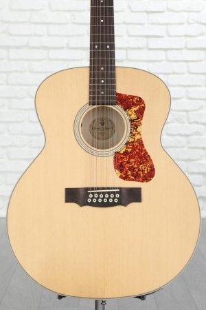 Guild F-2512E Maple, 12-String Acoustic-Electric Guitar - Blonde 