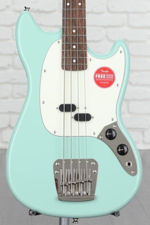 Photo of Squier Classic Vibe '60s Mustang Bass - Surf Green
