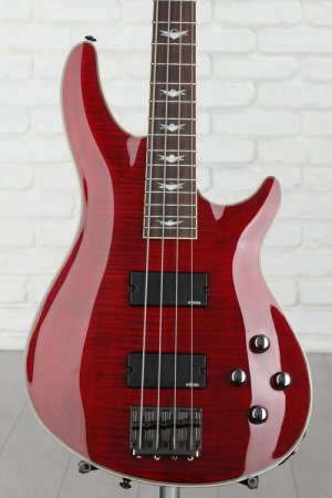 Photo of Schecter Omen Extreme-4 Bass Guitar - Black Cherry