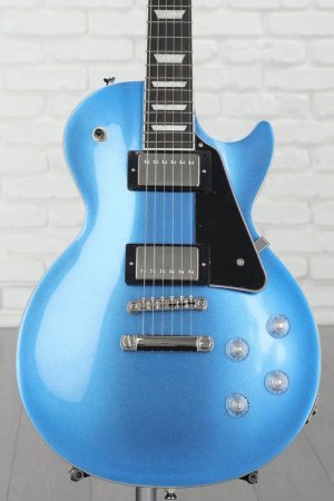 Photo of Epiphone Les Paul Modern Electric Guitar - Radio Blue Metallic, Sweetwater Exclusive
