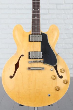 Photo of Gibson Custom 1959 ES-335 Reissue Semi-hollow Electric Guitar - Murphy Lab Ultra Heavy Aged Vintage Natural