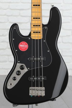 Photo of Squier Classic Vibe '70s Jazz Bass, Left-handed - Black