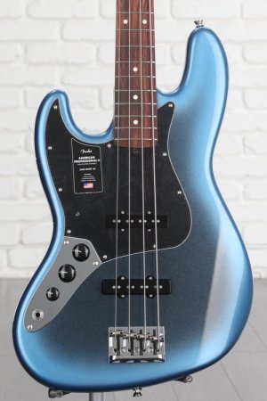 Photo of Fender American Professional II Jazz Bass Left-handed - Dark Night with Rosewood Fingerboard