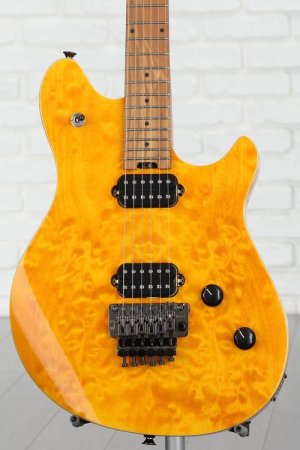 Photo of EVH Wolfgang Standard QM Electric Guitar - Trans Amber
