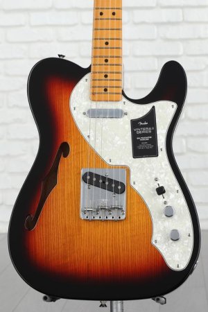 Photo of Fender Vintera II '60s Telecaster Thinline Electric Guitar - 3-color Sunburst