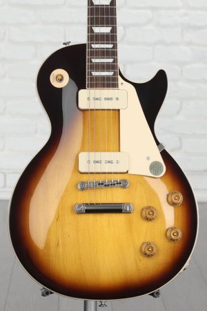 Photo of Gibson Les Paul Standard '50s P-90 Solidbody Electric Guitar - Tobacco Burst