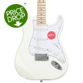 Photo of Squier Affinity Series Stratocaster Electric Guitar - Olympic White with Maple Fingerboard