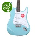 Photo of Squier Bullet Strat HT - Tropical Turquoise with Indian Laurel Fingerboard