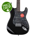 Photo of Squier Affinity Series Stratocaster - Black with Black Pearloid Pickguard