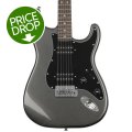 Photo of Squier Affinity Series Stratocaster Electric Guitar - Charcoal Frost Metallic with Laurel Fingerboard