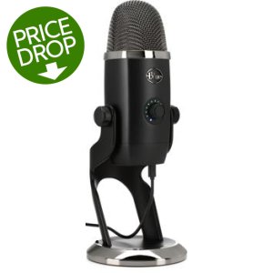 Blue Yeti X Professional Condenser USB Microphone with High-Res Metering,  LED Lighting & Blue Voice Effects for Gaming, Streaming & Podcasting On PC  