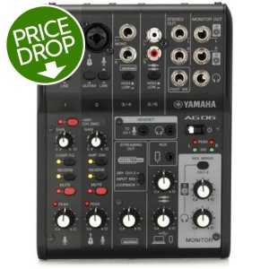 Yamaha AG03 Mk2 3-channel Mixer and USB Audio Interface