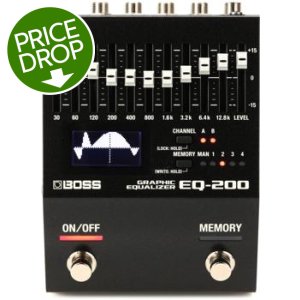 Boss EQ-200 Graphic Equalizer Pedal | Sweetwater