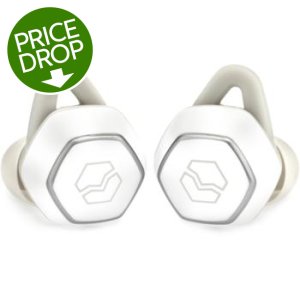 V-Moda Hexamove Pro Wireless Earbuds - White | Sweetwater