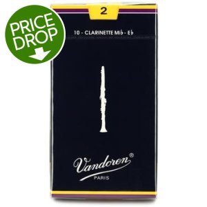 Caja de 10 cañas tradicional n.3.5 para clarinete Vandoren CR1035